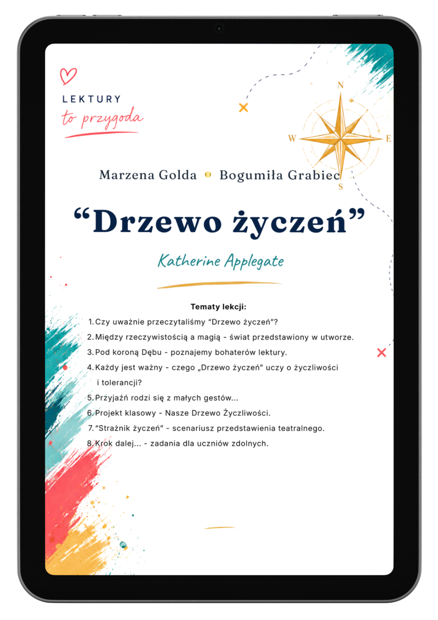 E-book „Drzewo życzeń” Katherine Applegate: gotowy cykl lekcji, karty pracy i materiały dla nauczyciela języka polskiego