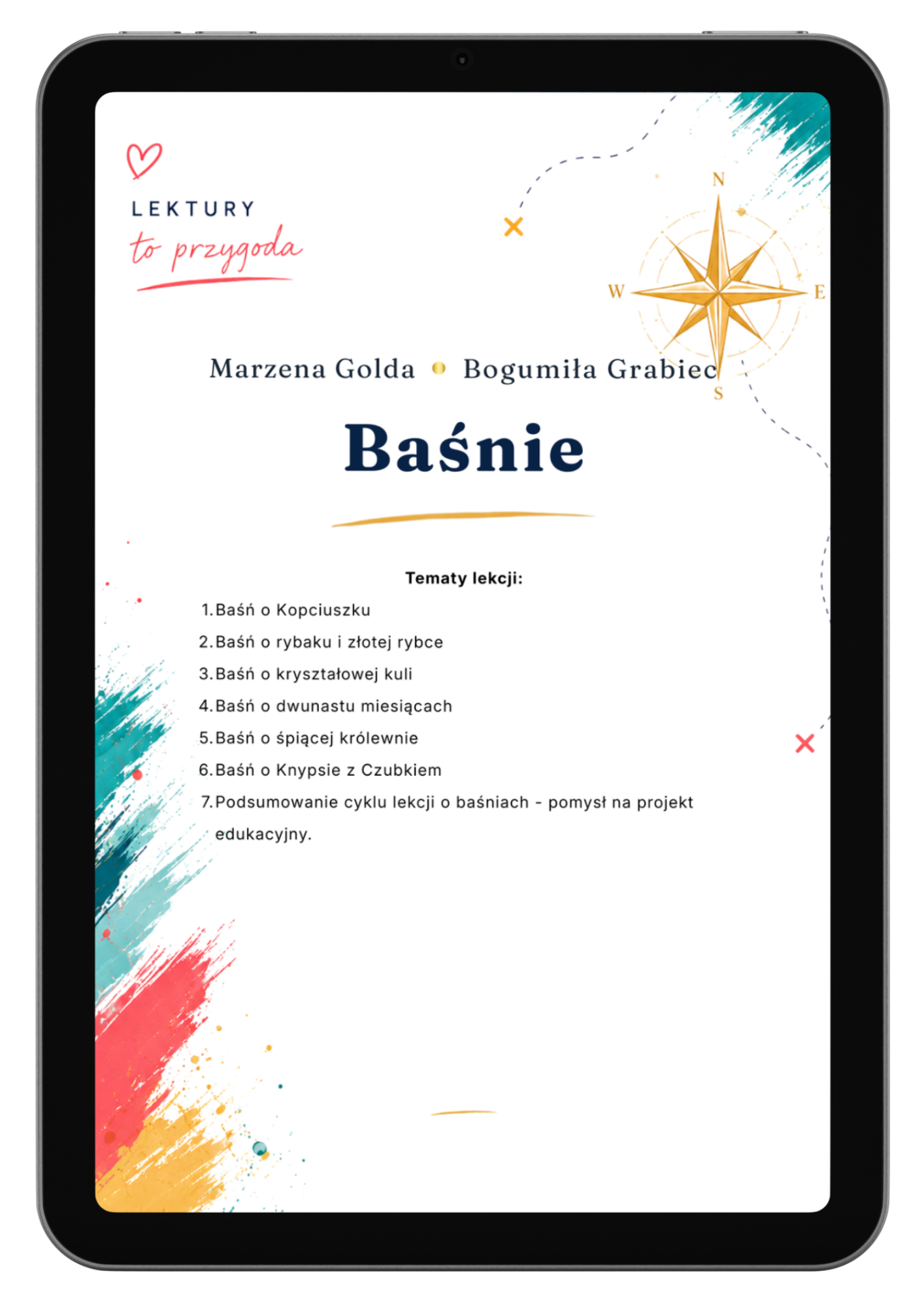 E-book „Baśnie”: gotowy cykl 6 scenariuszy, karty pracy i materiały dla nauczyciela języka polskiego